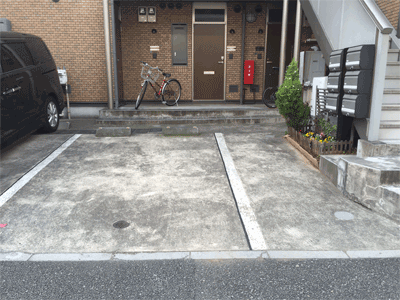 駐車場(左側)	